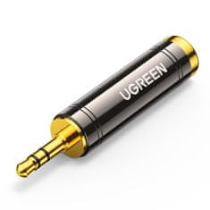 Ugreen AV168 avdio adapter 3.5mm / 6.35mm M/F, siva