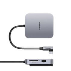 Ugreen CM521 HUB adapter za iMac USB-C - 3x USB 3.1 / SD / TF, siva