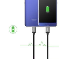 Ugreen US196 splitter kabel USB - USB-C / Micro USB 1m, črna