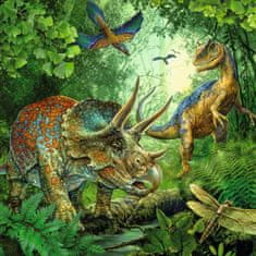 Ravensburger Puzzle Neverjetni dinozavri 3x49 kosov