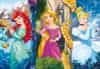 Puzzle Disneyjeve princese: Ariel, Locika in Pepelka MAXI 60 kosov