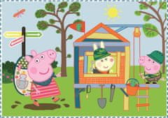 Trefl Puzzle Peppa Pig - Počitniški spomini 4v1 (12,15,20,24 kosov)