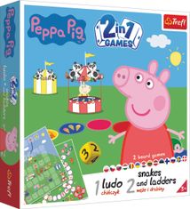 Trefl Igra: Peppa Pig 2v1 / Človek, ne jezi se in Kače in lestve