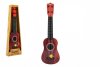 Teddies Plastična ukulele/kitara 43 cm s trsalom