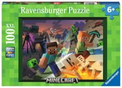 Ravensburger Puzzle Minecraft - Pošasti Minecrafta 100 kosov