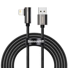 BASEUS Kotni kabel USB na Lightning Legend Series, 2,4 A, 2 m (črn)