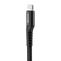 BASEUS Baseus Vzmetni kabel Lightning 1 m 2A (črn)