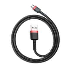 BASEUS Kabel USB-Micro USB Cafule 1,5A 2m (rdeč/črn)