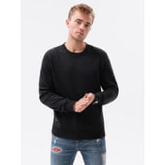 OMBRE Moški pulover BASIC modro črn 2 kom MDN120843 S