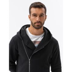 OMBRE Moški pulover LEO black MDN24428 XXL
