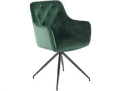 Danish Style Jedilni stol Calvin (SET 2), zelena