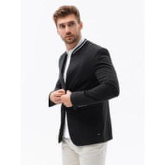 OMBRE Moška elegantna jakna BAS črna MDN8103 M