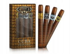 shumee Cuba Prestige set Classic toaletna voda v spreju 35 ml + Black toaletna voda v spreju 35 ml + Platinum toaletna voda v spreju 35 ml + Legacy toaletna voda v spreju 35 ml