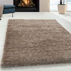 eoshop Preproga Brilliant shaggy 4200 taupe (Varianta: premer kroga 200 cm)