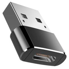 Northix Brezžični adapter USB-C na USB-A - črn 