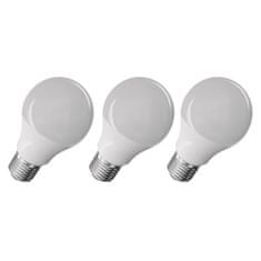 Emos True Light LED žarnica, 7,2 W, E27, topla bela, 3 kosi