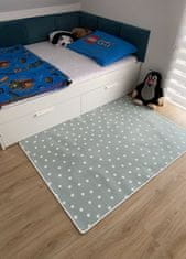 eoshop Otroška preproga Polka dot mint (Varianta: 200 x 200 cm)