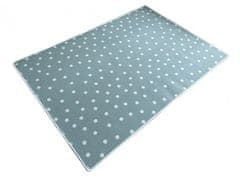 eoshop Otroška preproga Polka dot mint (Varianta: 200 x 200 cm)