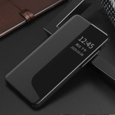 slomart eco leather view case elegantna knjižna torbica s stojalom za huawei p40 pro črna