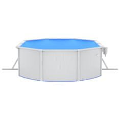 Vidaxl Črpalni bazen s peščenim filtrom, 490x360x120 cm