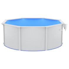 Vidaxl Črpalni bazen s peščenim filtrom, 360x120 cm