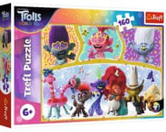 Trefl Puzzle Trolls 2 - Bodi srečen / 160 kosov