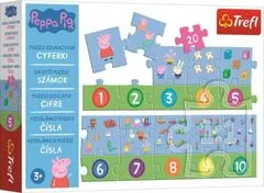 Trefl Puzzle Peppa Pig - Številke / 20 kosov