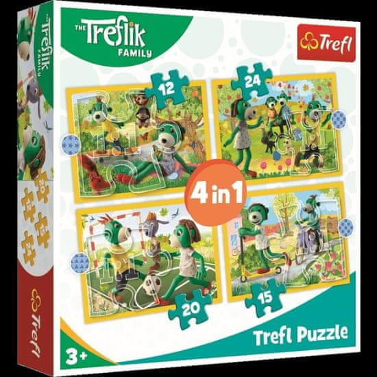 Trefl Puzzle ici - Zabava 4v1 (12,15,20,24 kosov)