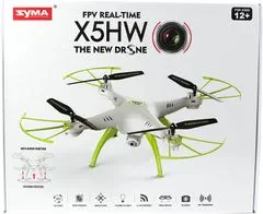 Syma X5HW 2,4GHz RC Dron Wi-Fi Kamera Bela