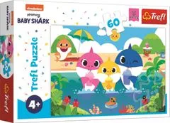 Trefl Puzzle Baby Shark z družino na počitnicah 60 kosov