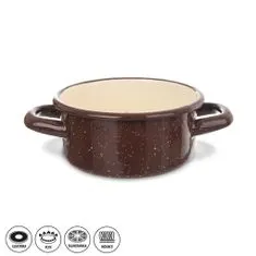 Orion Emajlirana ponev ¤12x5,8cm 0,6L BROWN