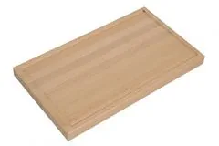 Lesena deska za rezanje z žlebom 30x40x2,2cm CZ