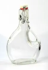 Steklenica steklo 200ml Bocksbeutel prozoren ročaj, patentni pokrovček