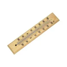 Sobni/notranji termometer lesen 30x6cm BIG, mešane barve in oblike