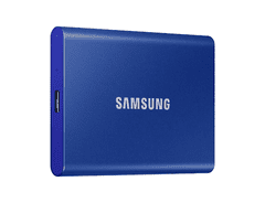 Samsung Prenosni SSD T7 2TB / USB 3.2 Gen 2 / USB-C / zunanji / modri