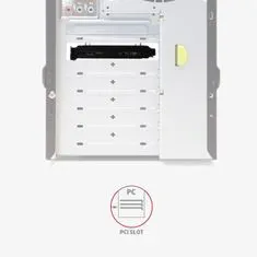 AXAGON RHD-P25, aluminijasti okvir za 2x 2,5" HDD/SSD v 3,5" položaju ali vtič PCI