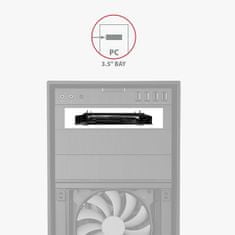 AXAGON RHD-P25, aluminijasti okvir za 2x 2,5" HDD/SSD v 3,5" položaju ali vtič PCI