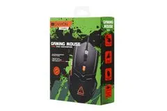 Canyon Gaming miška VIGIL, 6 programabilnih gumbov, senzor Pixart, do 3200 DPI, črna