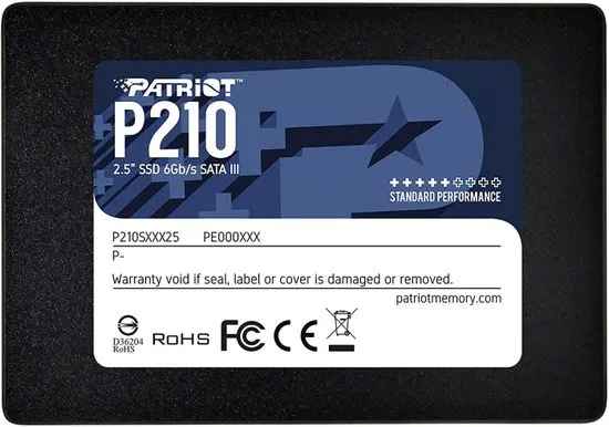 Patriot P210/1TB/SSD/2,5"/SATA/3R