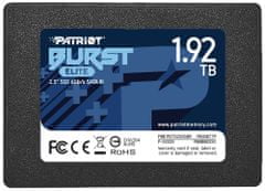 Patriot BURST ELITE 1,92 TB SSD / notranji / 2,5" / SATA 6 Gb/s /