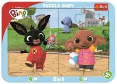 Trefl Puzzle Bing igra 2v1 / 10 kosov, Baby