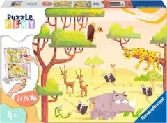 Ravensburger Puzzle&Play: Safari 2x24 kosov