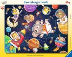 Ravensburger Puzzle Živali v vesolju 40 kosov