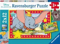 Ravensburger Puzzle Disney: Pravljične živali 2x12 kosov