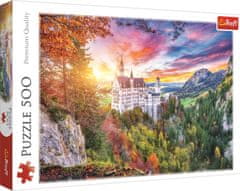 Trefl Puzzle Pogled na grad Neuschwanstein, Nemčija 500 kosov