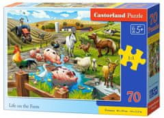 Castorland Puzzle Življenje na kmetiji 70 kosov