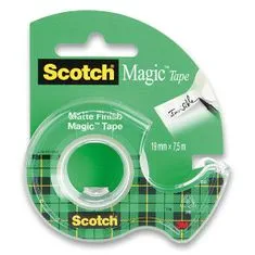 3M Samolepilni trak Scotch Magic Invisible 19 mm x 7,5 m, z odvijanjem