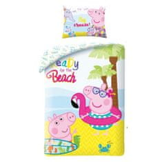 Halantex Prevleke v vrečki Peppa Pig beach Bombaž, 140/200, 70/90 cm