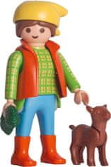 Schmidt Sestavljanka Playmobil Kmetija 100 kosov + figurica Playmobil