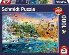 Schmidt Puzzle Živalsko kraljestvo 1000 kosov